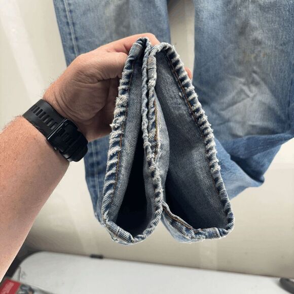 Vintage Levis Single Stitch Redline Selvedge #6 Button 70s 32 x 32 READ - Picture 8 of 16